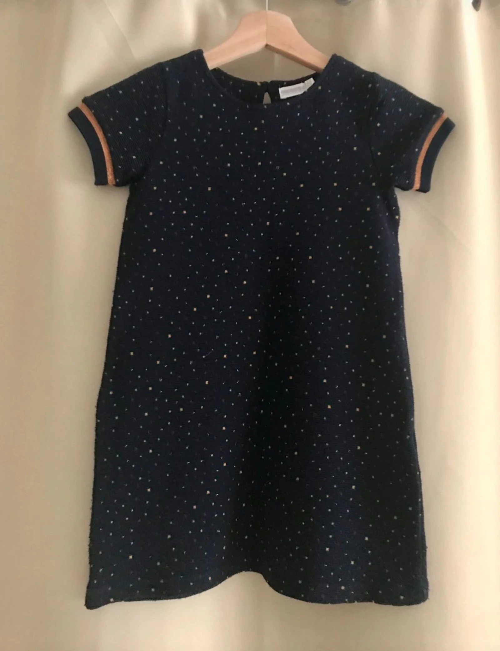 🌟Navy & copper Orchestra dress – 8 years old - Very good condition - ideal for mid-season 🌟 – photo 2